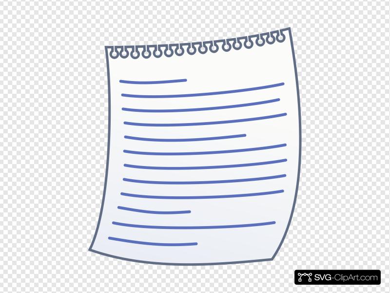 document clipart writing