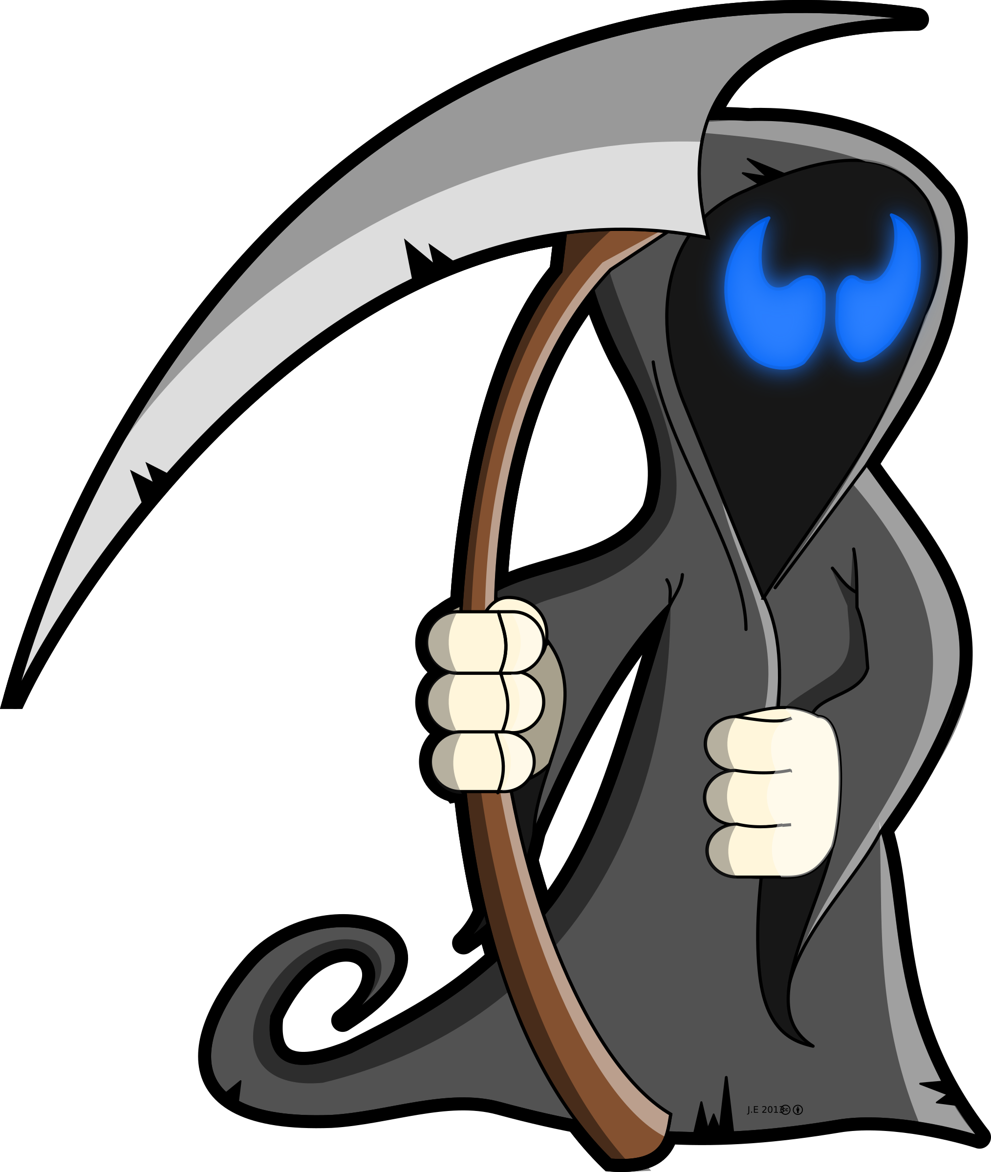 Icicle clipart animated. Grim reaper clip art