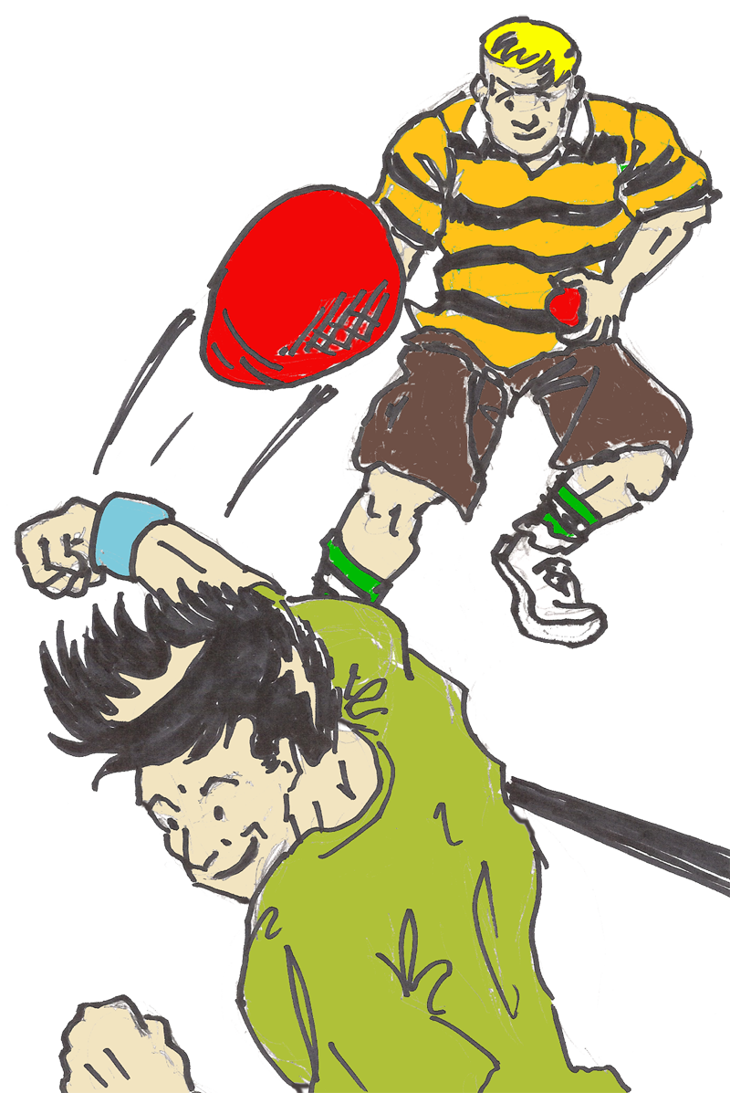 Stand behind your man. Kickball clipart dodgeball