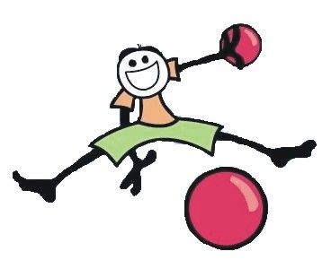 dodgeball clipart group game