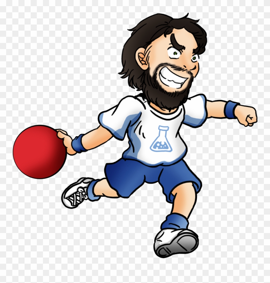 Dodgeball clipart sport arena. Clip cartoon person throwing