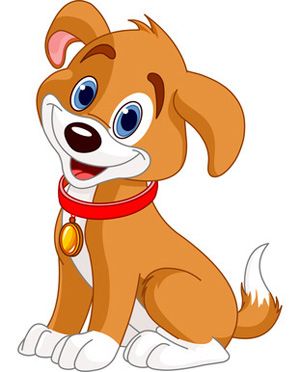 Clipart dogs. Wonderfully cute dog by