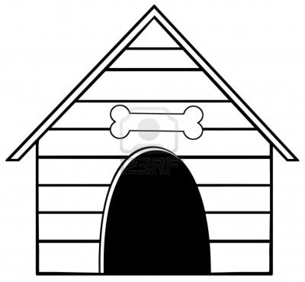clipart houses dogs