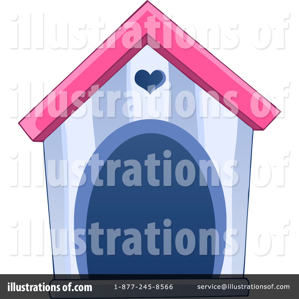 Doghouse clipart. Dog house illustration by