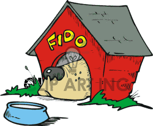 doghouse clipart animal home
