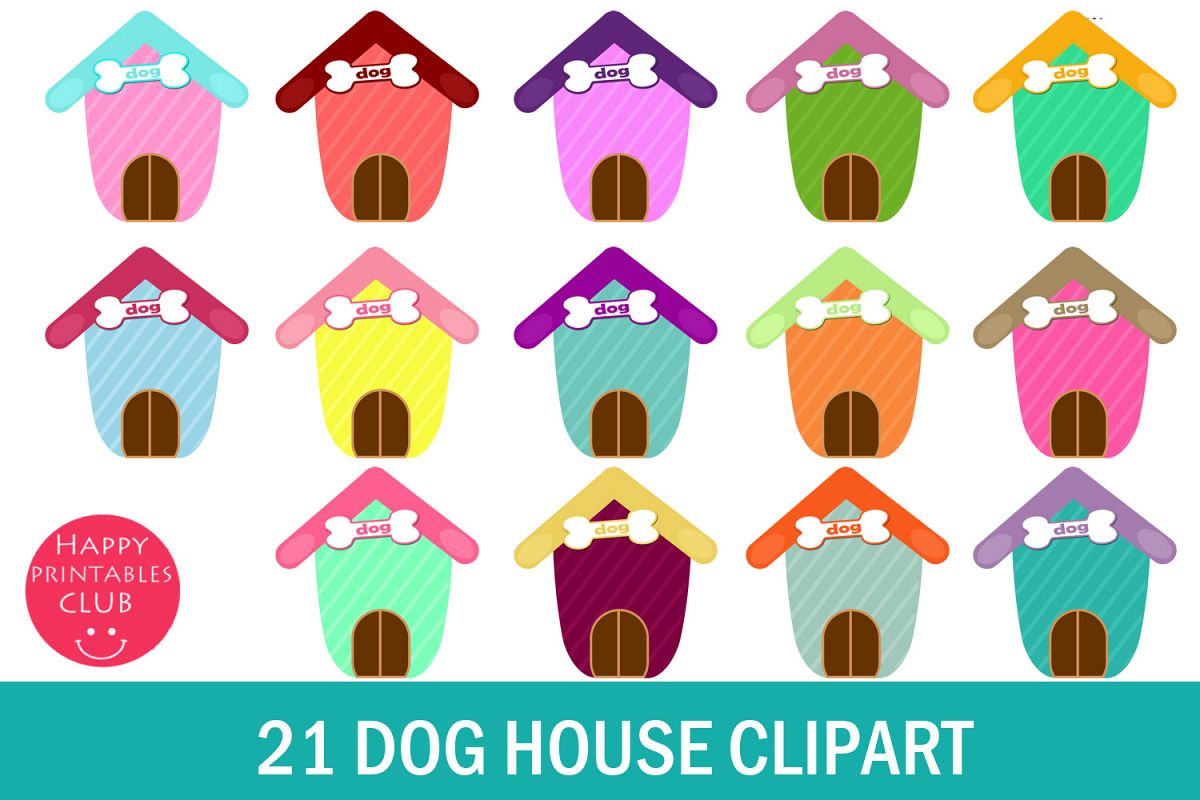  dog house cliparts. Doghouse clipart cute