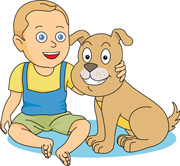 dogs clipart baby