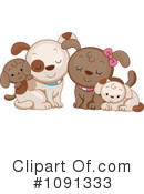 Dogs clipart family. Dog royalty free rf