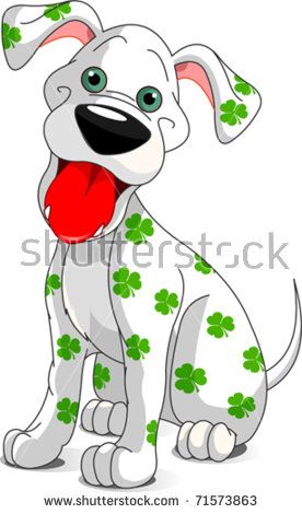 dogs clipart st patrick day