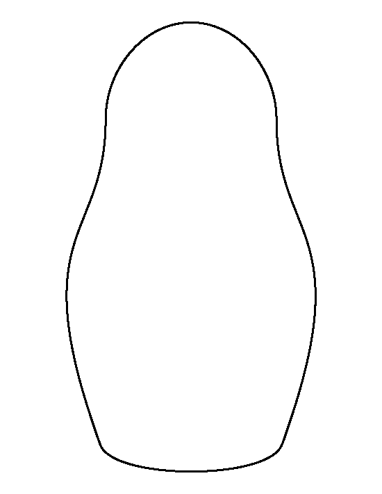 doll clipart doll outline