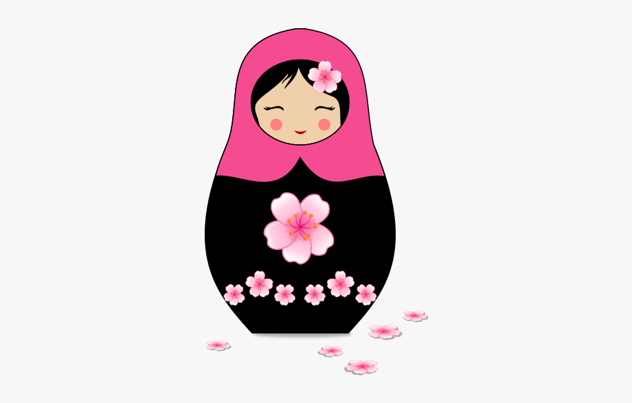 Matroschka dolls free . Doll clipart doll russian