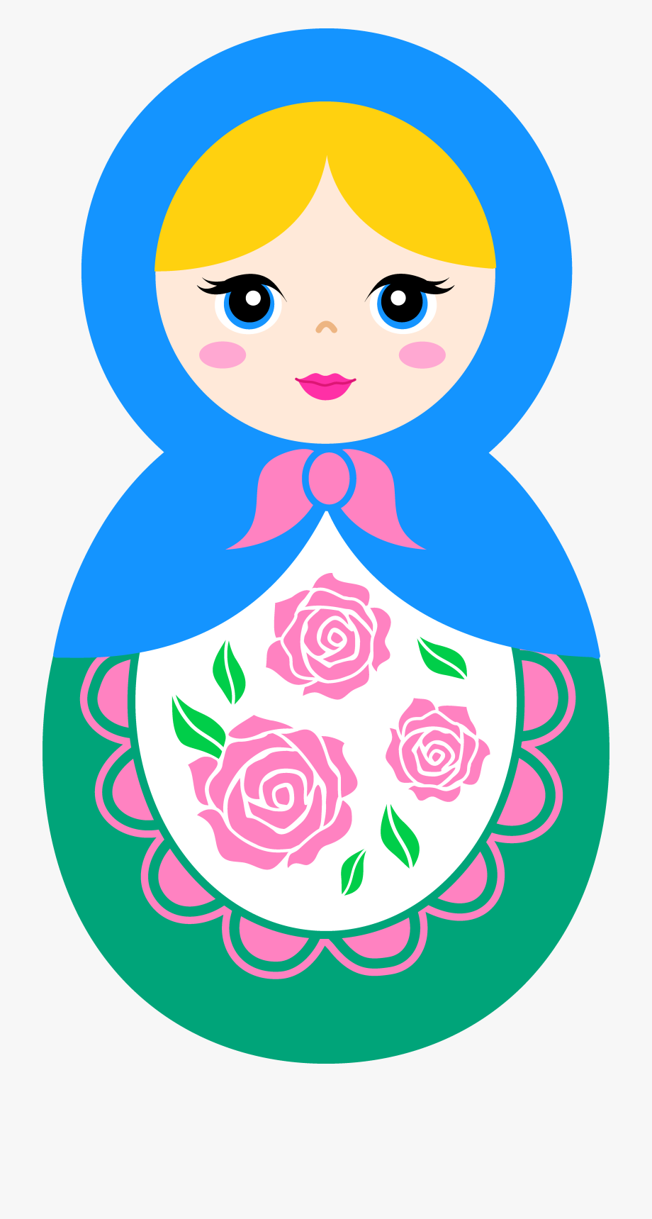 Doll clipart doll russian. Babushka clip art transparent