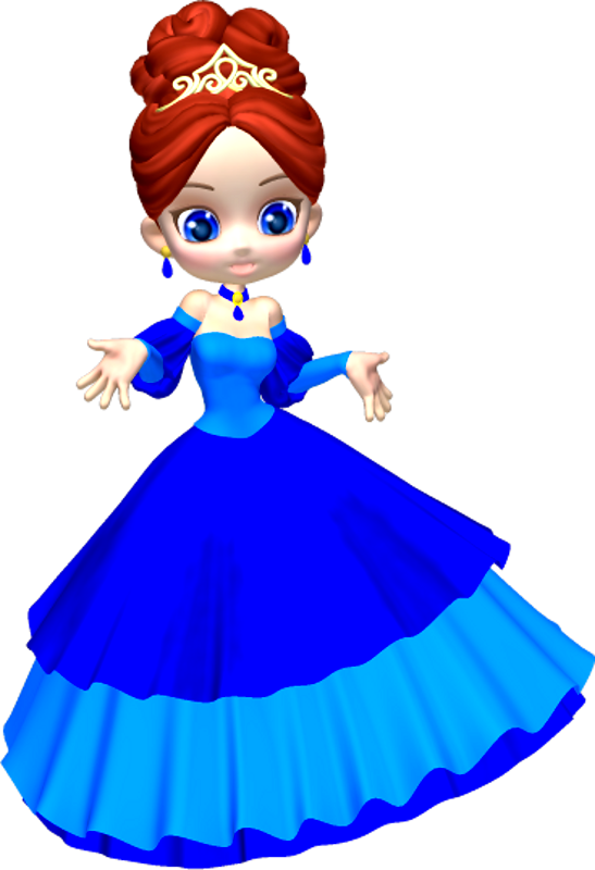 Collection of free doll. Medieval clipart maid