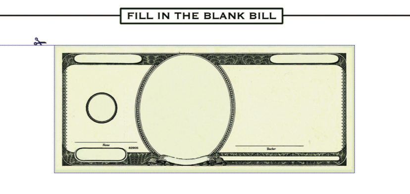 Free bill download clip. Dollar clipart blank
