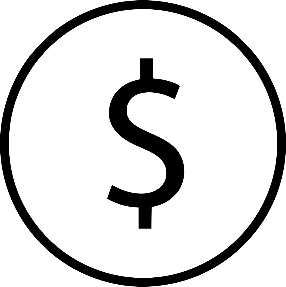 Dollar sign icon png. Circle svg free download