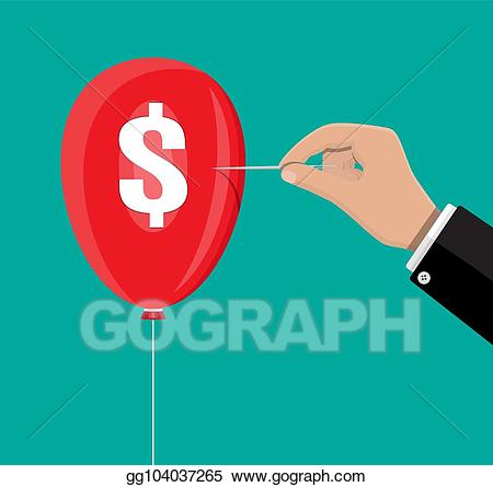 Dollar clipart economic capital. Vector art hand with