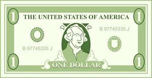 dollar clipart one dollar
