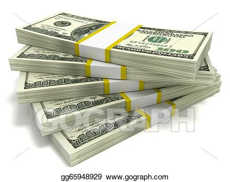 dollar clipart stack bill