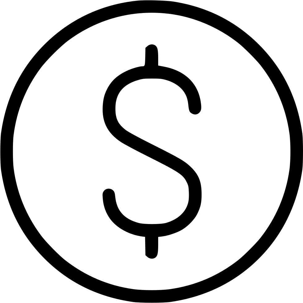 Svg free download onlinewebfonts. Dollar sign icon png