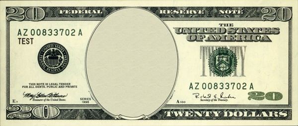 dollars clipart blank