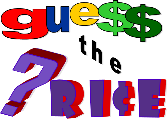 Guess the price gameshowgurus. Dollars clipart cost