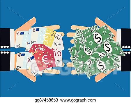 dollars clipart euro