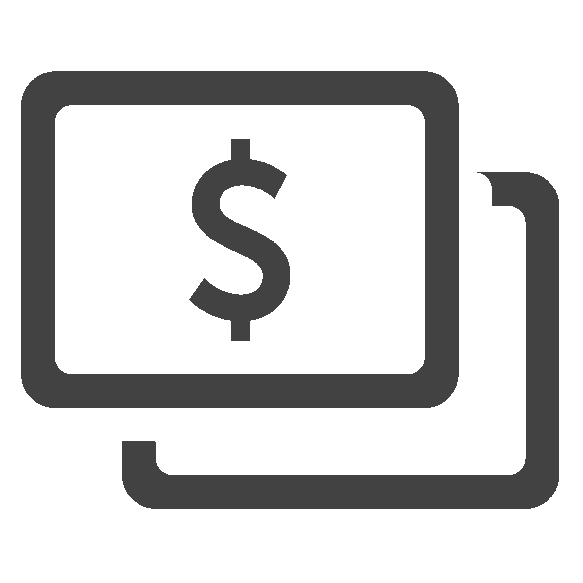 dollar clipart rectangle thing