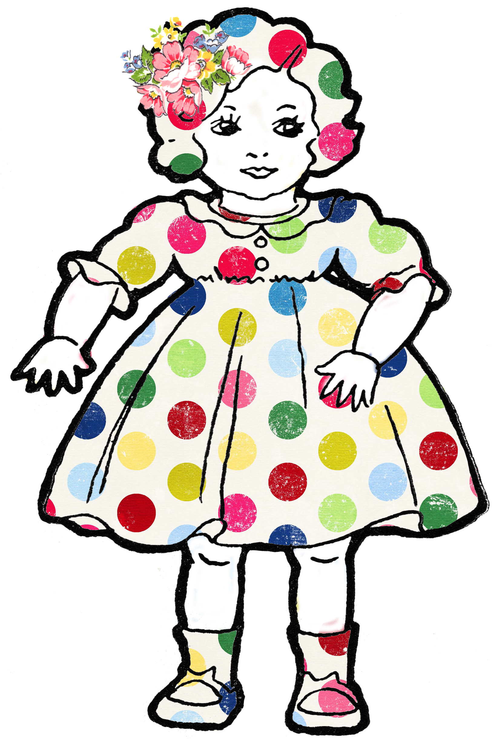 dolls clipart old doll