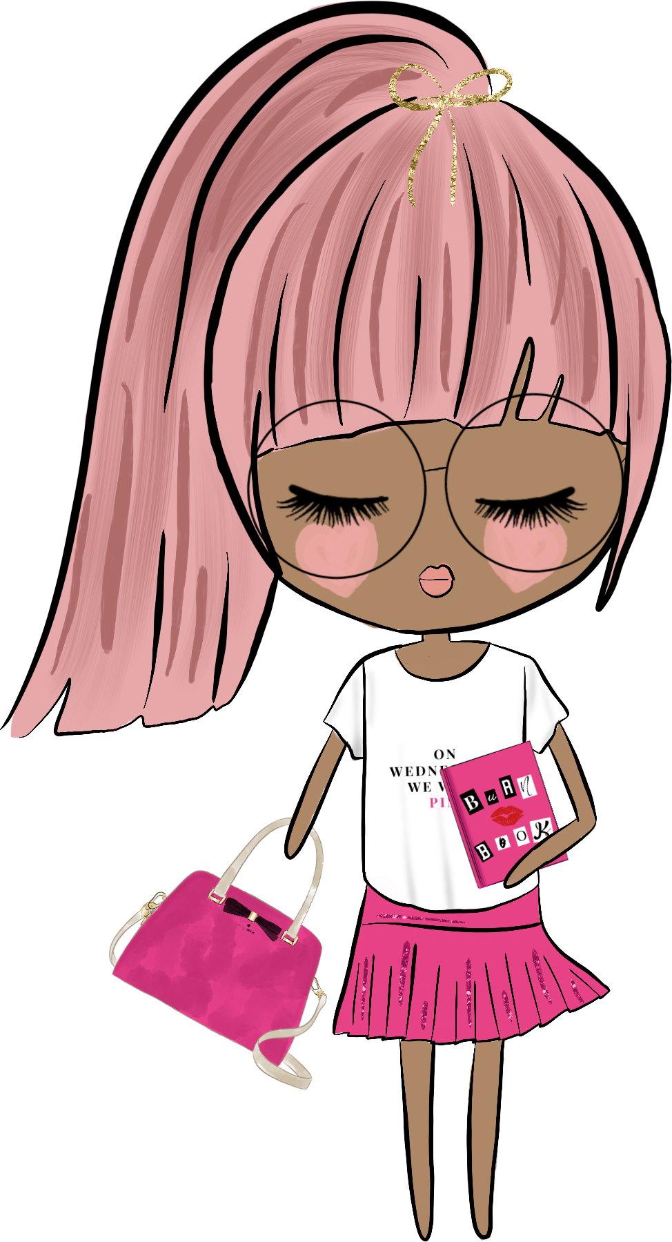 dolls clipart pink doll