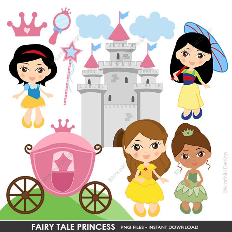 dolls clipart princess birthday party