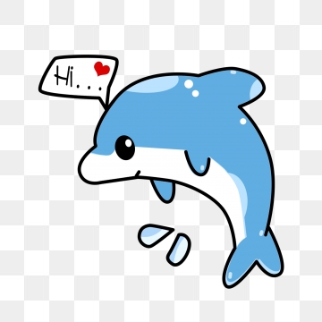 dolphin clipart cute