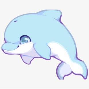 Dolphins clipart cute anime. Spinner dolphin animated 