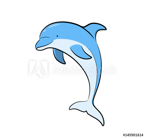 dolphin clipart illustrator