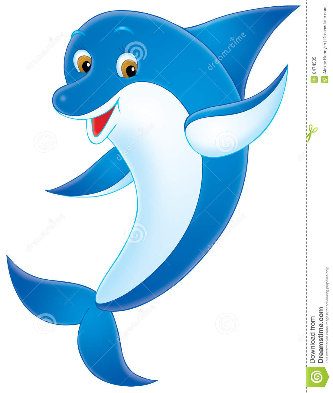 dolphin clipart reading