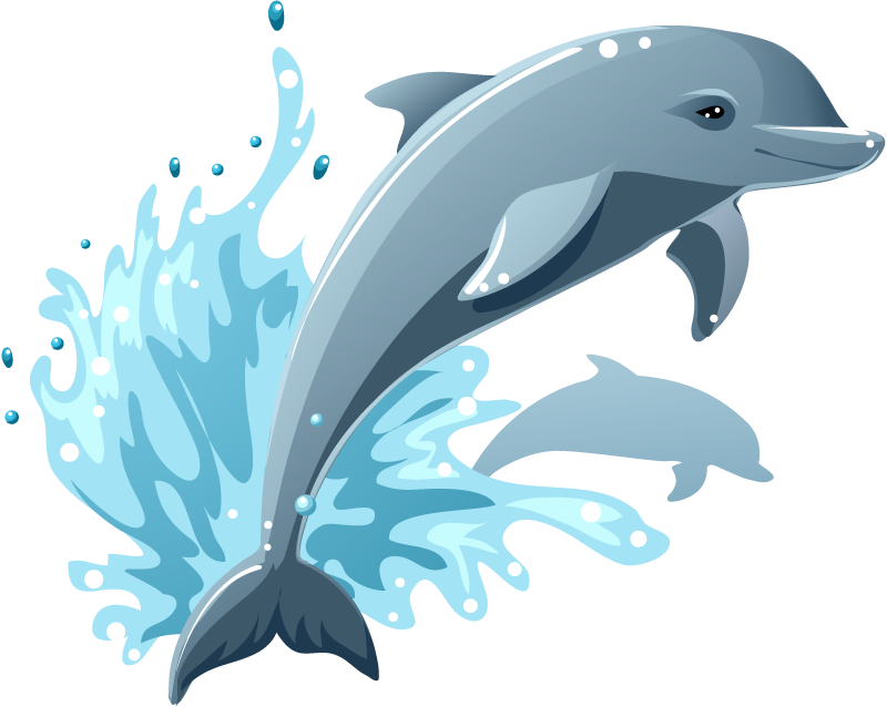 Dolphins clipart group dolphin. Pics of cartoon vector