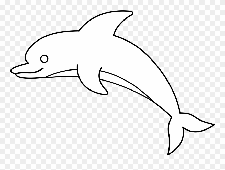 dolphin clipart dolphin outline