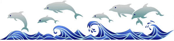 Dolphins clipart border. Free dolphin page download