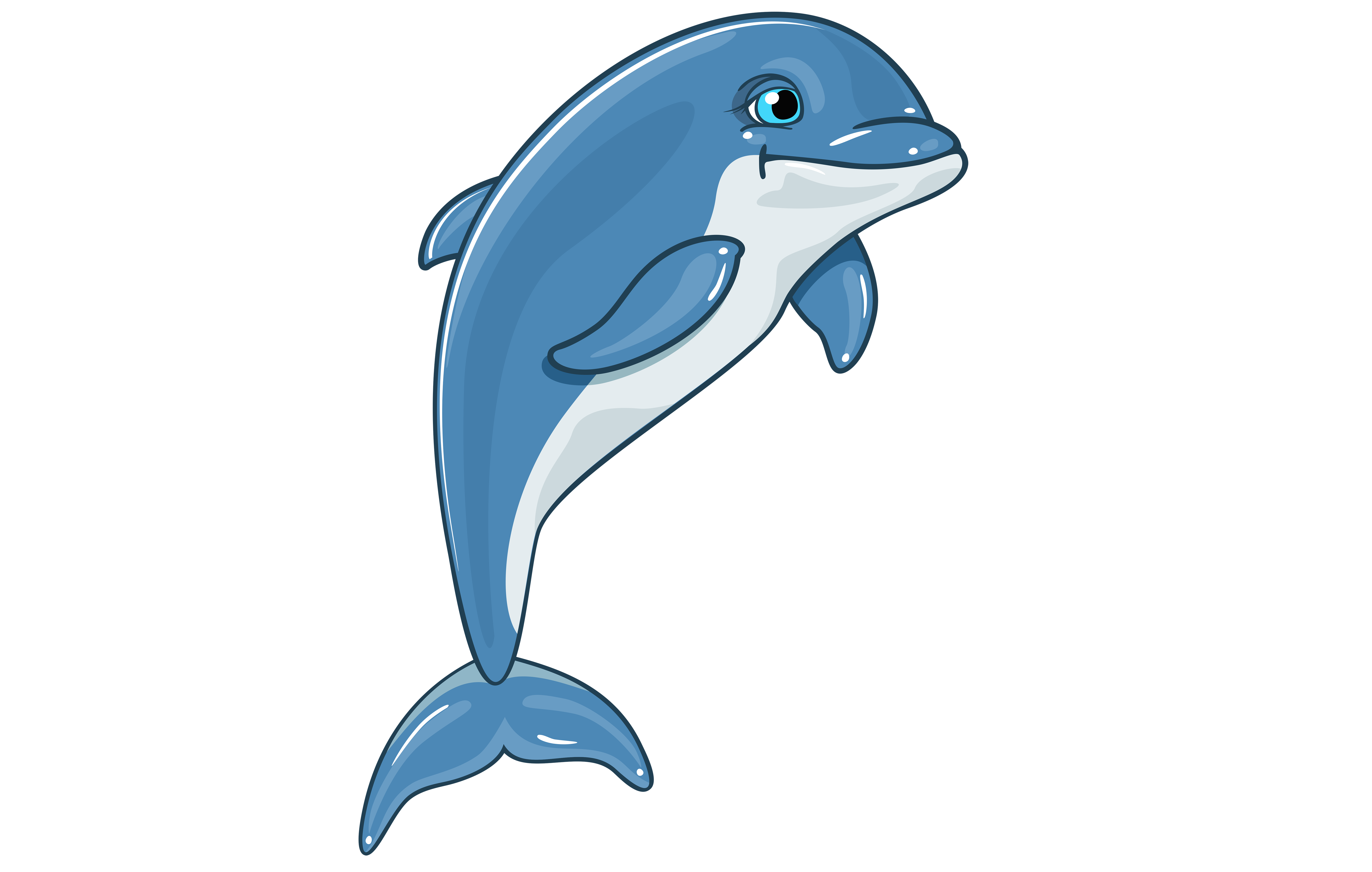Dolphins clipart flower. Dolphin clip art d