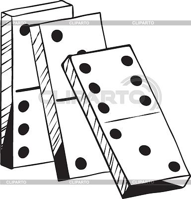 domino clipart arrangement