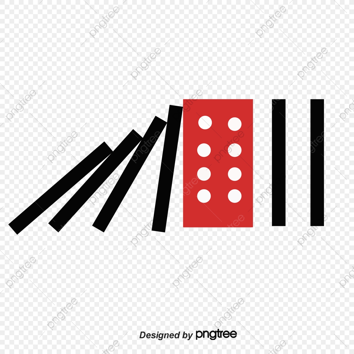 domino clipart arrangement