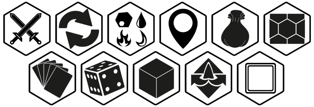 Fractal symbols library thought. Domino clipart board game