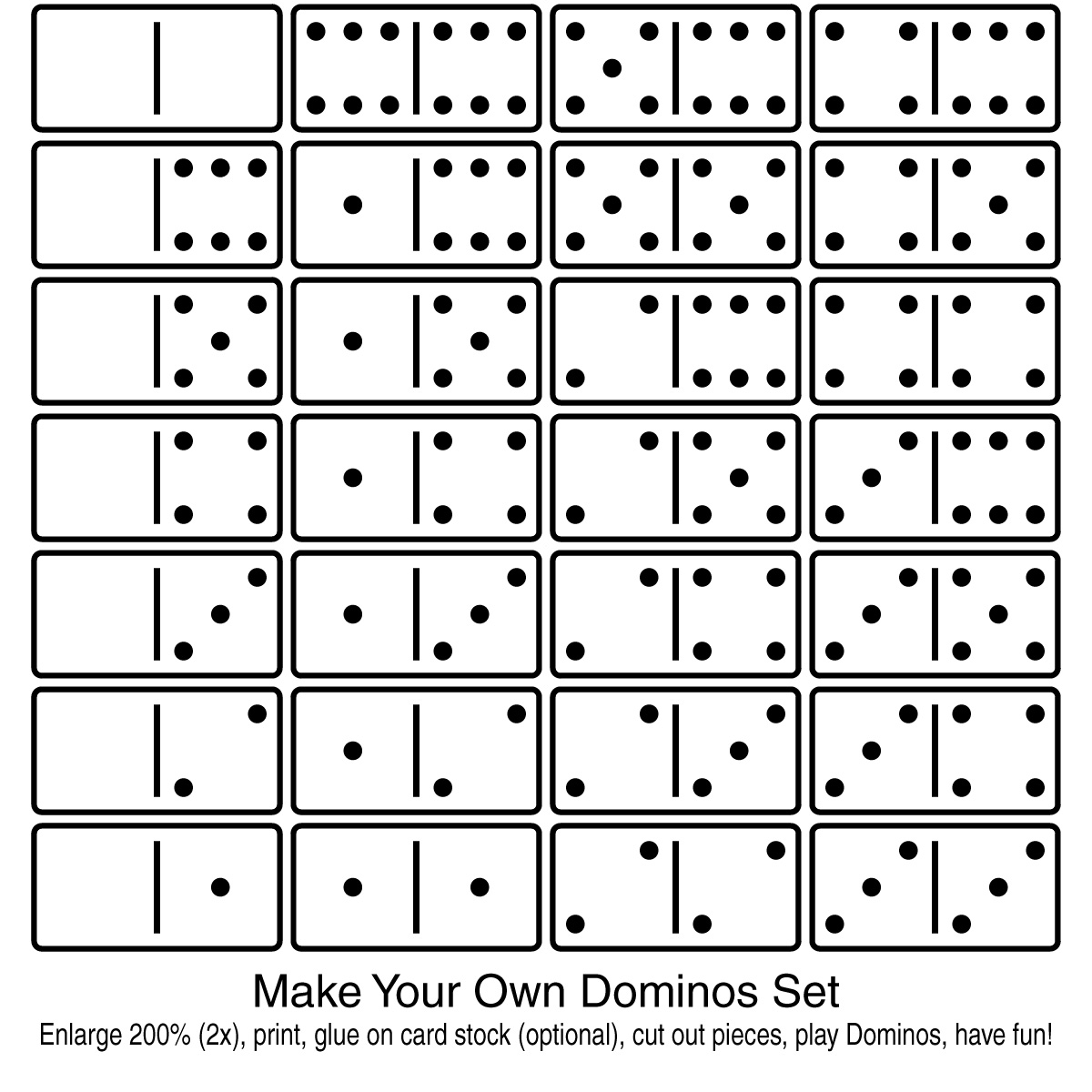 domino clipart card