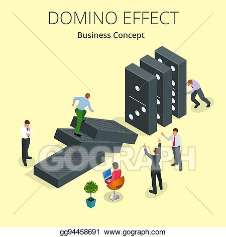 domino clipart chain reaction
