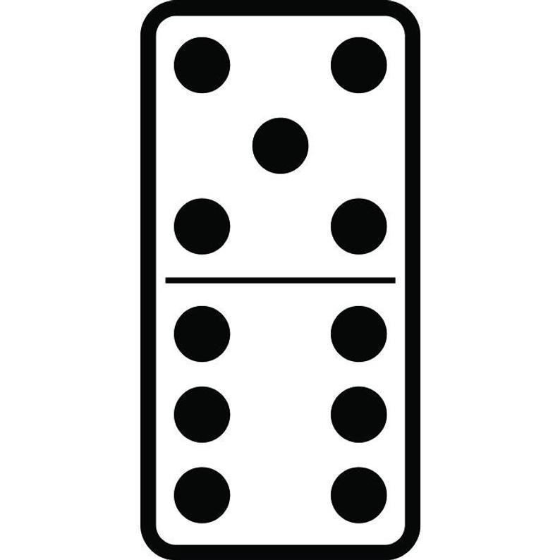 Domino clipart competition. Dominoes pieces game strategy