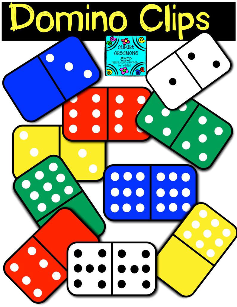 domino clipart dominoe