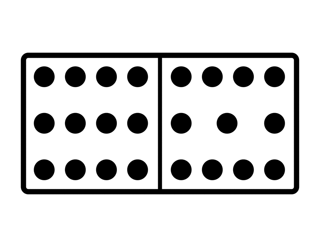 Domino clipart dot, Domino dot Transparent FREE for download on