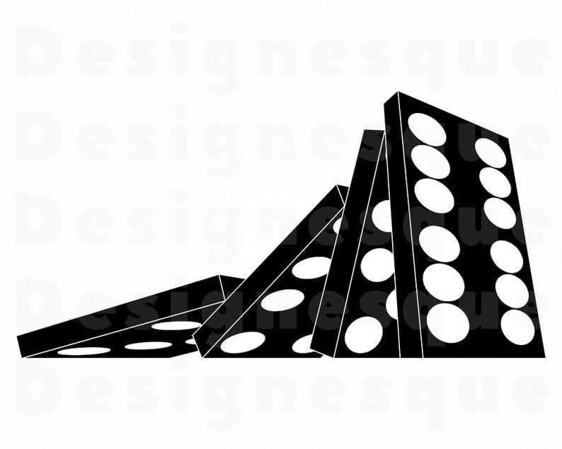 Dominoes svg files for. Domino clipart full