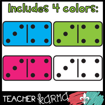 Domino clipart math. Manipulatives pcs 