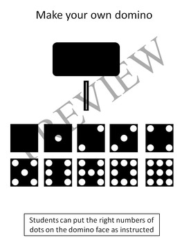 domino clipart number