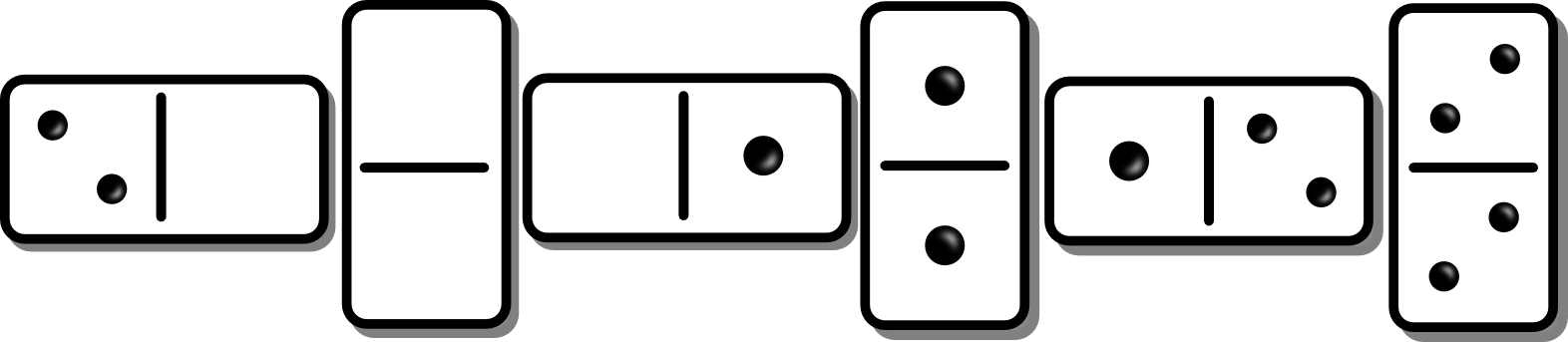 domino clipart variation